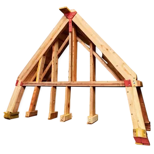 Gambrel Truss Design Png 06212024 PNG image