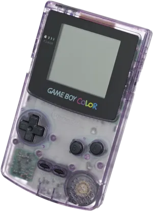 Game Boy Color Transparent Purple PNG image