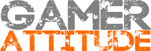 Gamer Attitude Text Logo PNG image