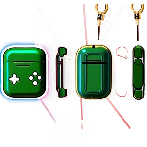 Gaming Airpods Case Outline PNG Ohc30 PNG