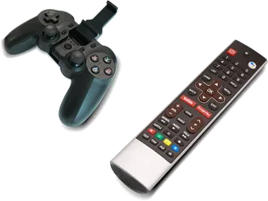 Gaming Controllerand T V Remote PNG image