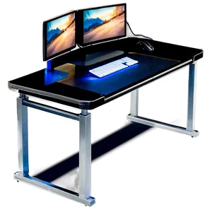 Gaming Desk For Two PNG 06212024