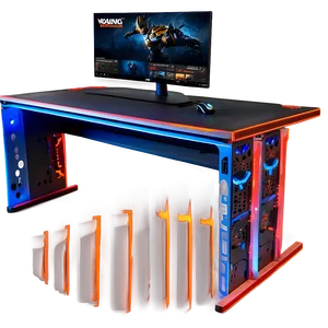 Gaming Desk With Cable Management PNG 54 PNG