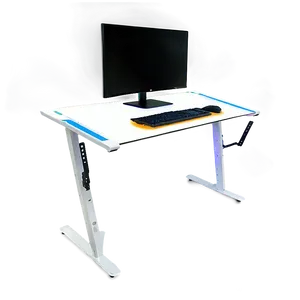 Gaming Desk With Cable Management PNG Ljl PNG