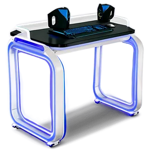 Gaming Desk With Cup Holder PNG 06212024 PNG