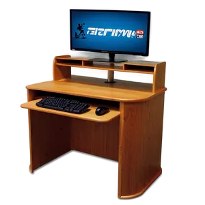 Gaming Desk With Hutch PNG Evb42 PNG