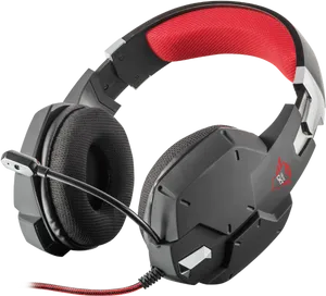 Gaming Headsetwith Microphone PNG image