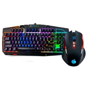 Gaming Keyboard And Mouse Png 06292024 PNG image