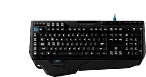 Gaming Keyboard Profile View PNG image