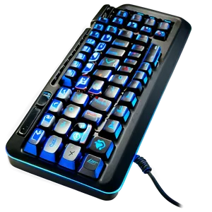 Gaming Keyboard With Braided Cable Png Jxr60 PNG image