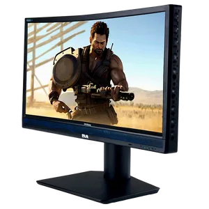 Gaming Monitor With Speakers PNG Dap