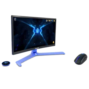 Gaming Monitor With Webcam PNG Vak