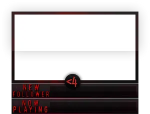 Gaming_ Webcam_ Overlay_ Design PNG image