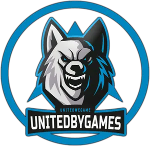 Gaming Wolf Logo United By Games PNG image