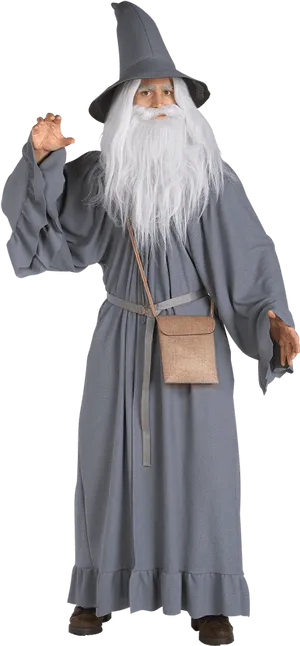 Gandalf Costume Portrait PNG image