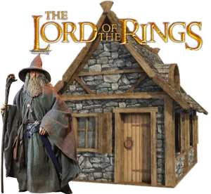 Gandalf Lordofthe Rings Hobbit House PNG