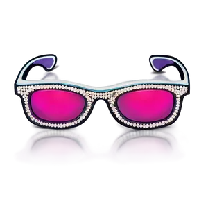 Gangster Glasses With Bling Png Eqa70 PNG image