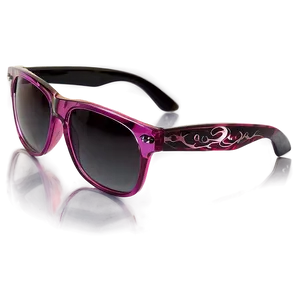 Gangster Glasses With Flames Png Ofd PNG image