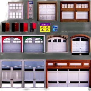 Garage Door Window Inserts Png 06132024 PNG image