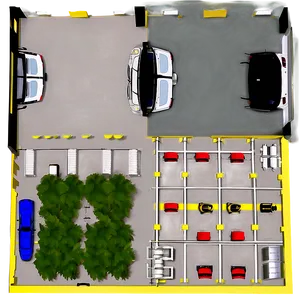 Garage Floor Plan PNG Iny