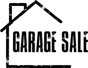 Garage Sale Sign Graphic PNG image