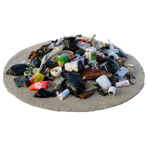 Garbage On Beach Scene PNG 93 PNG