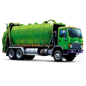 Garbage Truck Art PNG 97