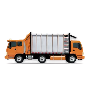 Garbage Truck At Night Png Bdq91 PNG image