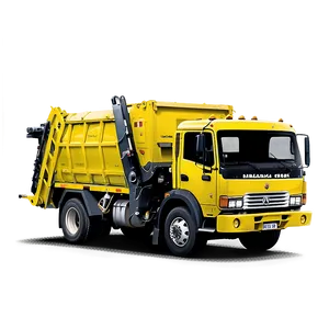 Garbage Truck City Service PNG Kar34