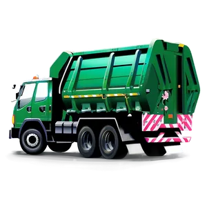 Garbage Truck Illustration PNG 88