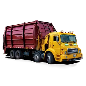 Garbage Truck Loading PNG 05242024