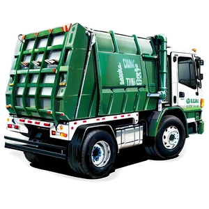 Garbage Truck Vector Art Png 06202024 PNG image