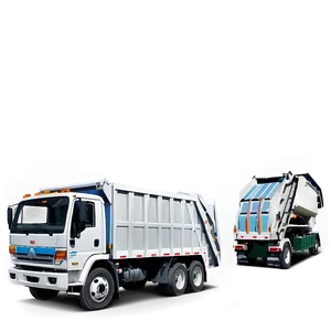 Garbage Truck With Logo Png Reb PNG image