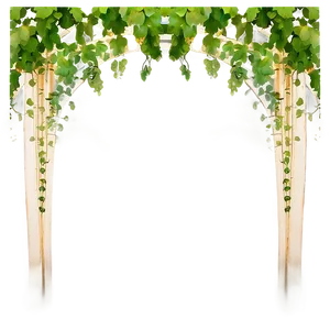 Garden Archwaywith Green Vines PNG image