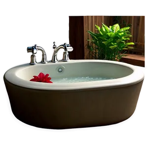 Garden Bathtub Oasis Png 6 PNG image