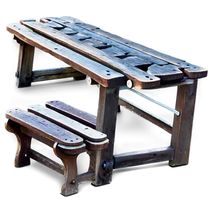Garden Bench PNG 57