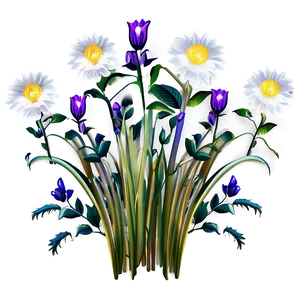 Garden Flower Clipart PNG 54 PNG