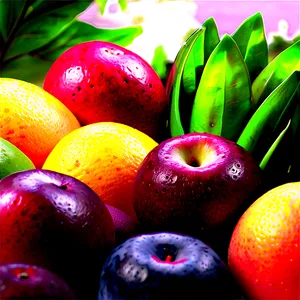 Garden Fresh Fruit PNG Gpu82