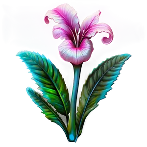 "garden Gems: Rare Flower PNG" A