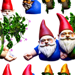 Garden Gnome Statue PNG Kfp