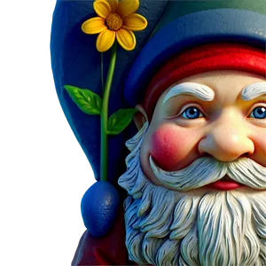 Garden Gnome With Flowers PNG Pdf61 PNG