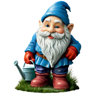 Garden Gnome With Watering Can PNG Otn20 PNG