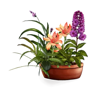 Garden Indie Flowers PNG 06252024