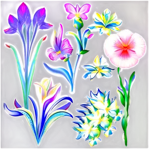 "garden Of Dreams: Fantasy Flower PNG" C