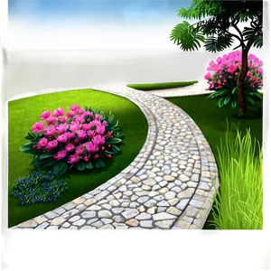 Garden Path PNG Tkn54