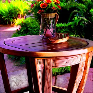 Garden Table Png Dou PNG image