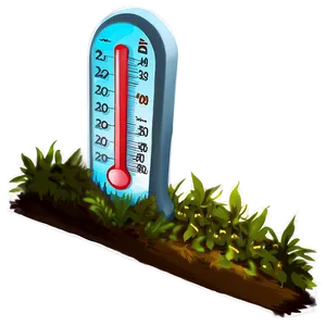 Garden Thermometer PNG 79
