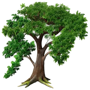 Garden Tree Top View Png 06122024 PNG image