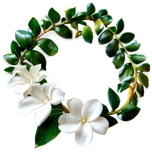 Gardenia Hawaiian Lei PNG Ooc