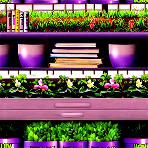 Gardening Books Shelf PNG 87 PNG